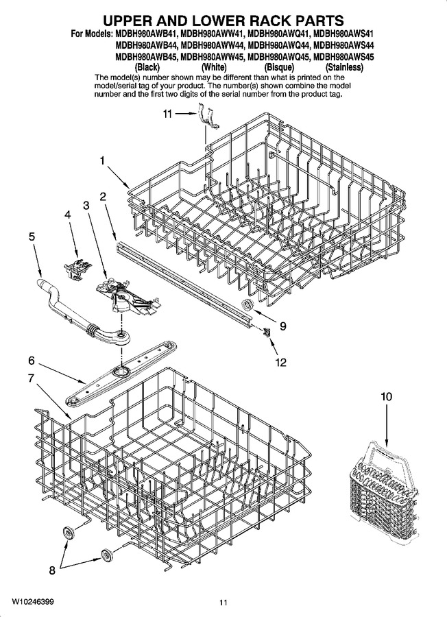 Diagram for MDBH980AWW44