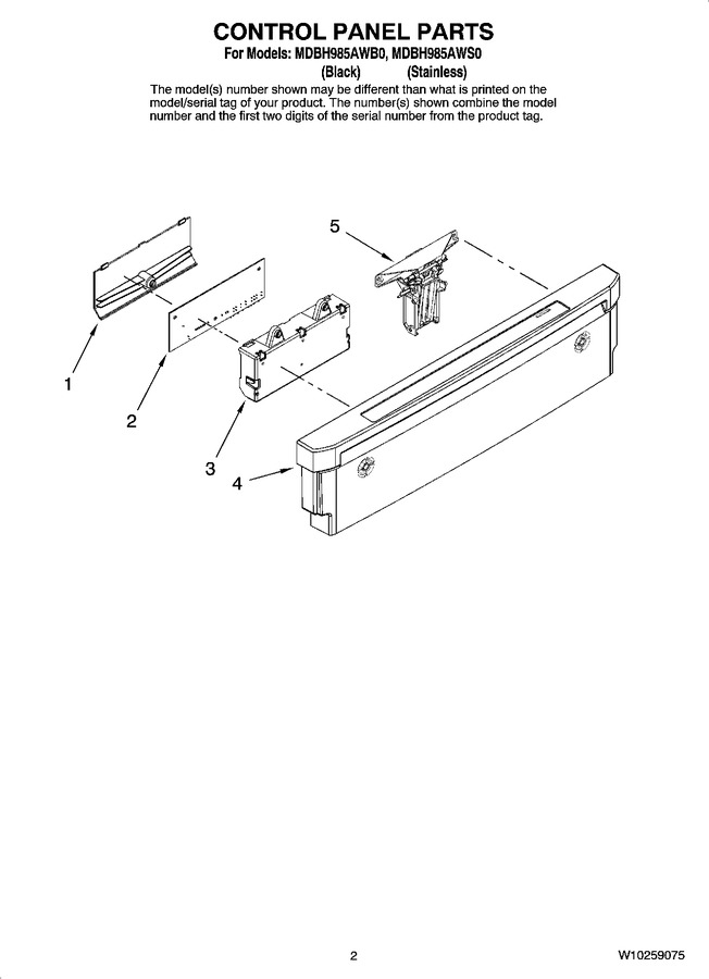 Diagram for MDBH985AWS0