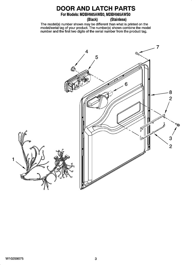 Diagram for MDBH985AWB0