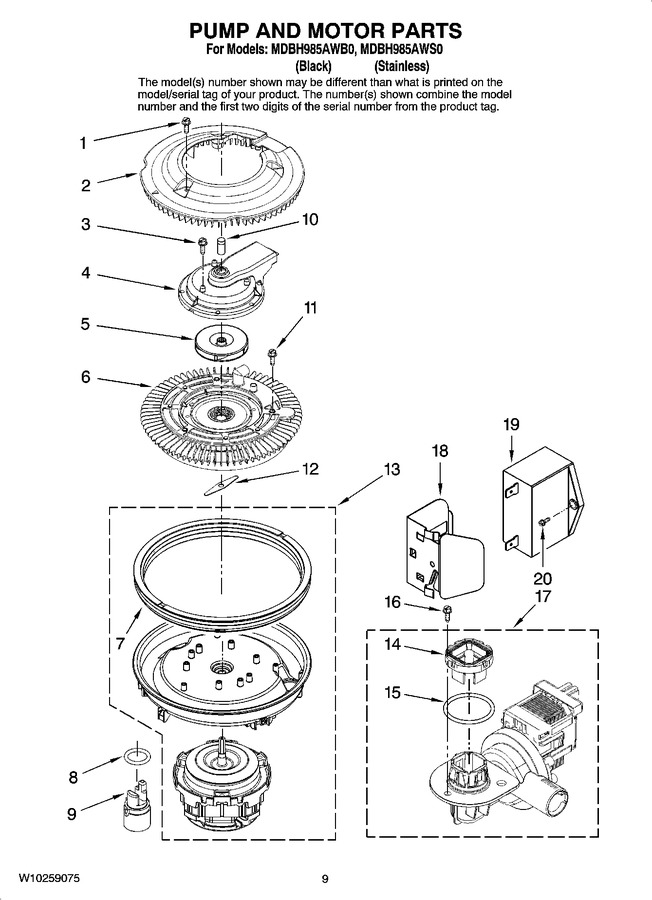 Diagram for MDBH985AWB0