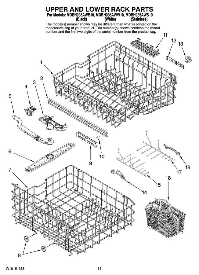 Diagram for MDBH985AWB10