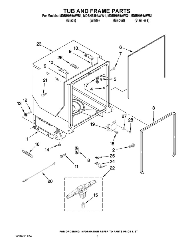 Diagram for MDBH989AWW1