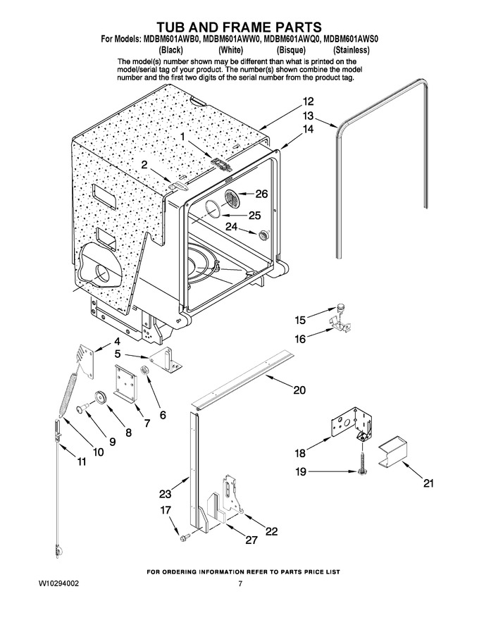 Diagram for MDBM601AWS0