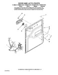 Diagram for 03 - Door And Latch Parts