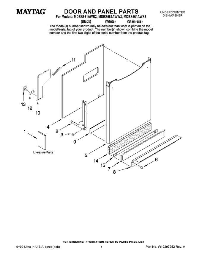 Diagram for MDBS561AWS3