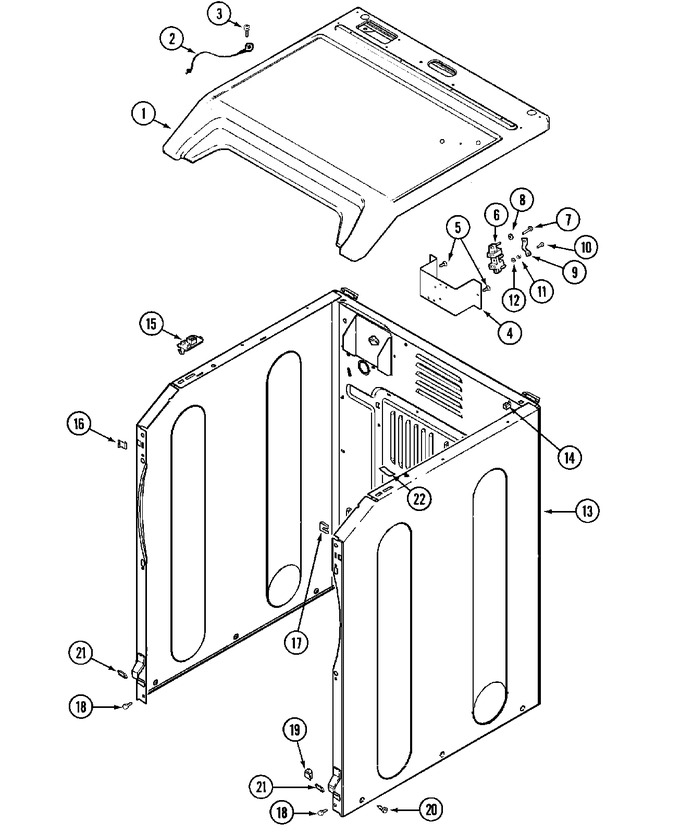 Diagram for MDE21PRAYW