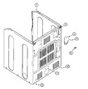 Diagram for 08 - Cabinet-rear