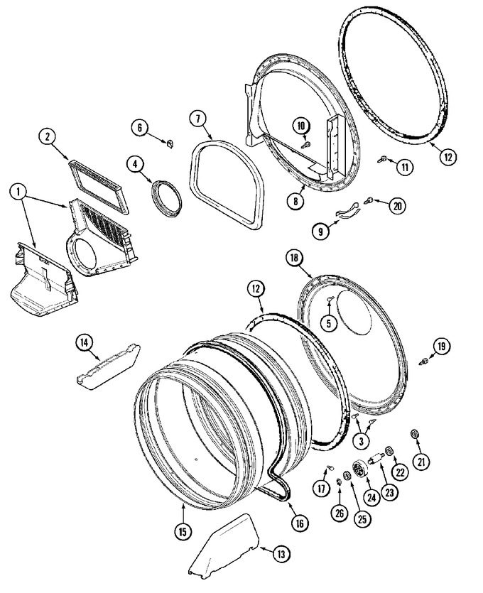 Diagram for MDE16PSDZW