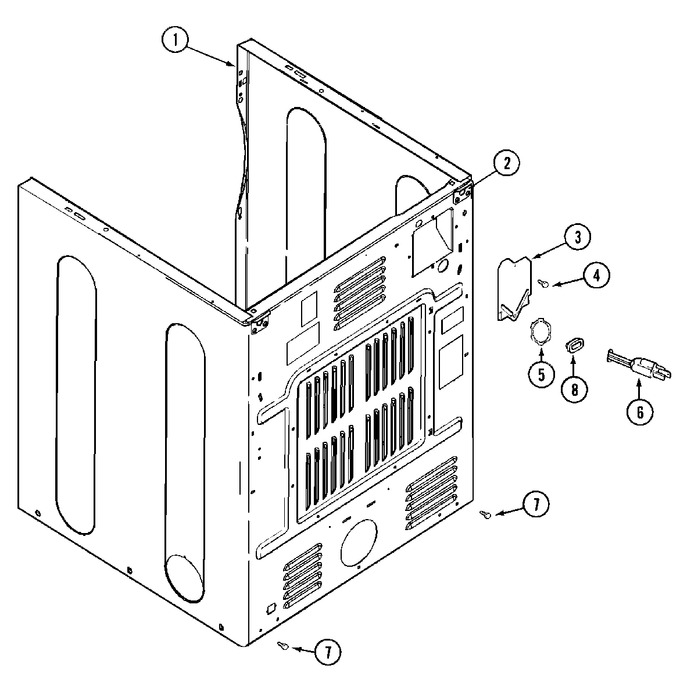 Diagram for MDE16PSAZW