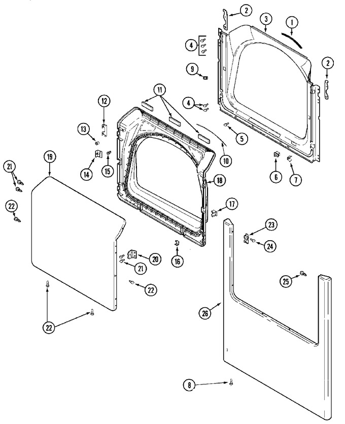 Diagram for MDE21PDAYW