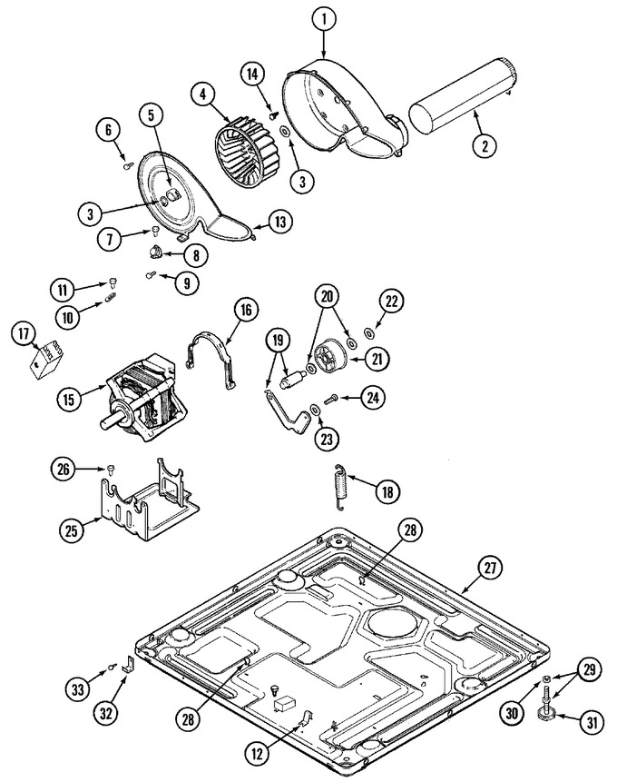 Diagram for MDE7500AZW