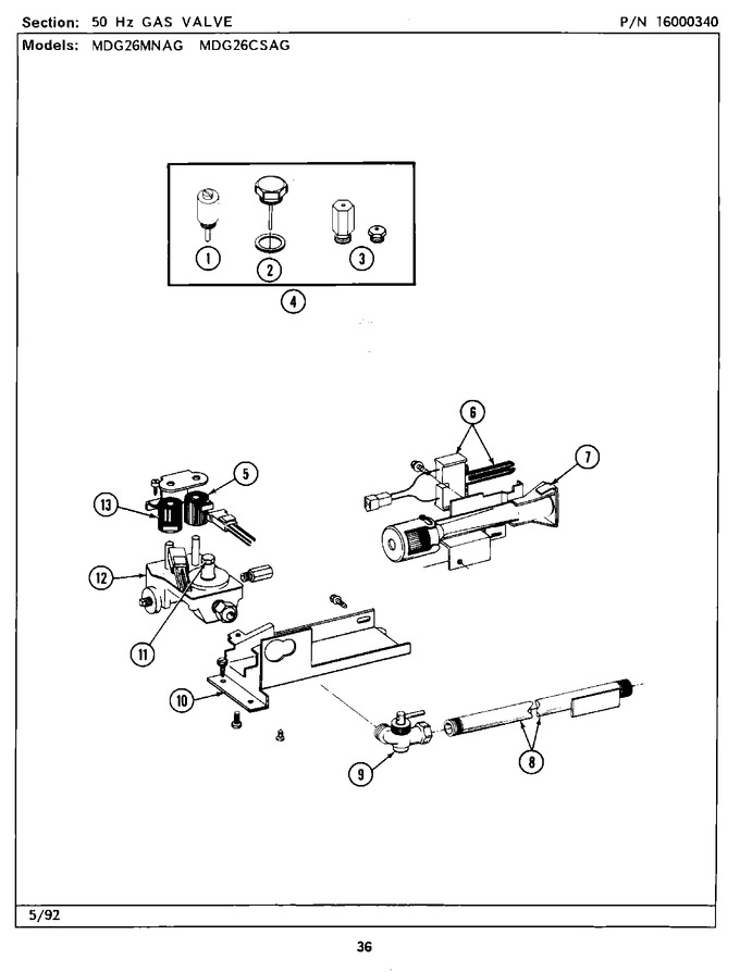 Diagram for MDE26CSAGL