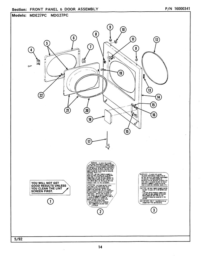 Diagram for MDE27PCACL