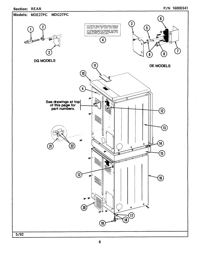 Diagram for MDE27PCACW