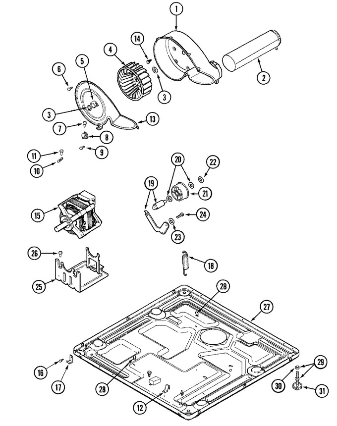 Diagram for MDE3600AZW