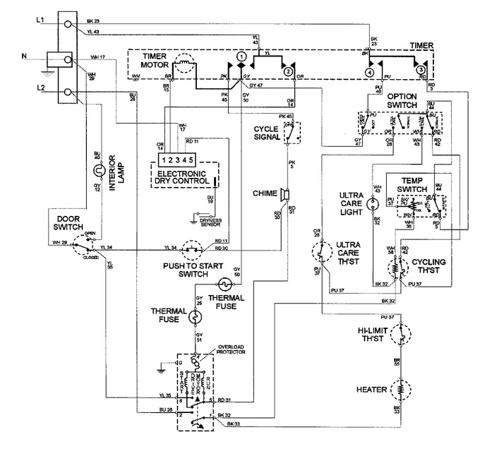 Diagram for MDE4000AYW