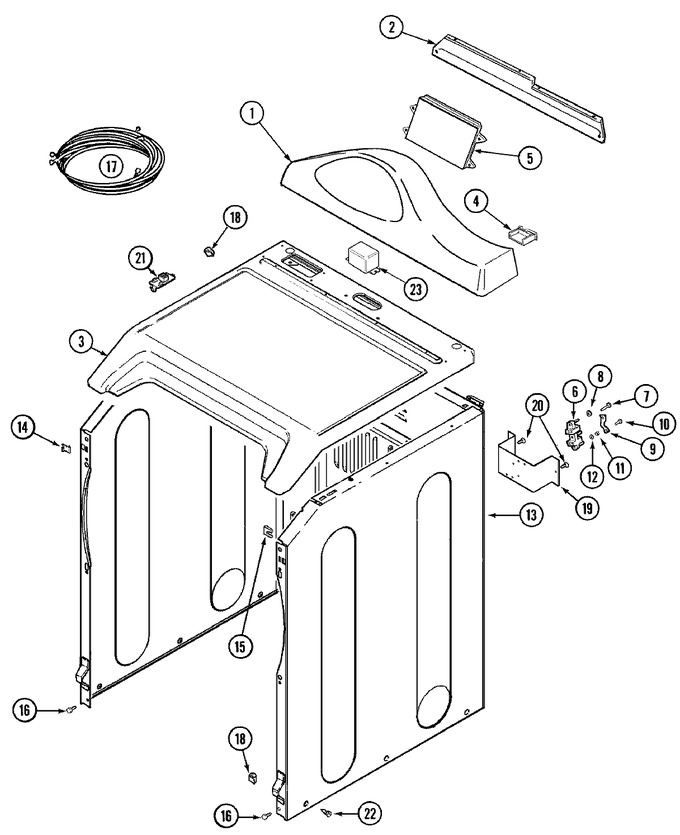 Diagram for MDE7500AZW