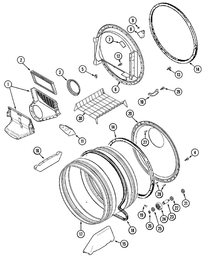 Diagram for MDE6200AZW