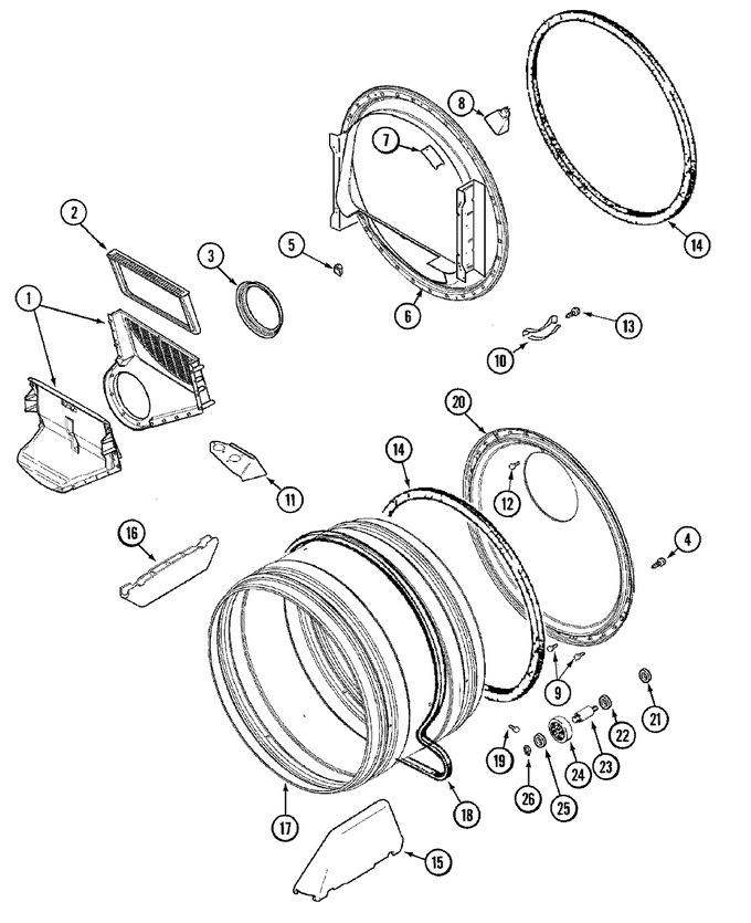 Diagram for MDE6400AGW