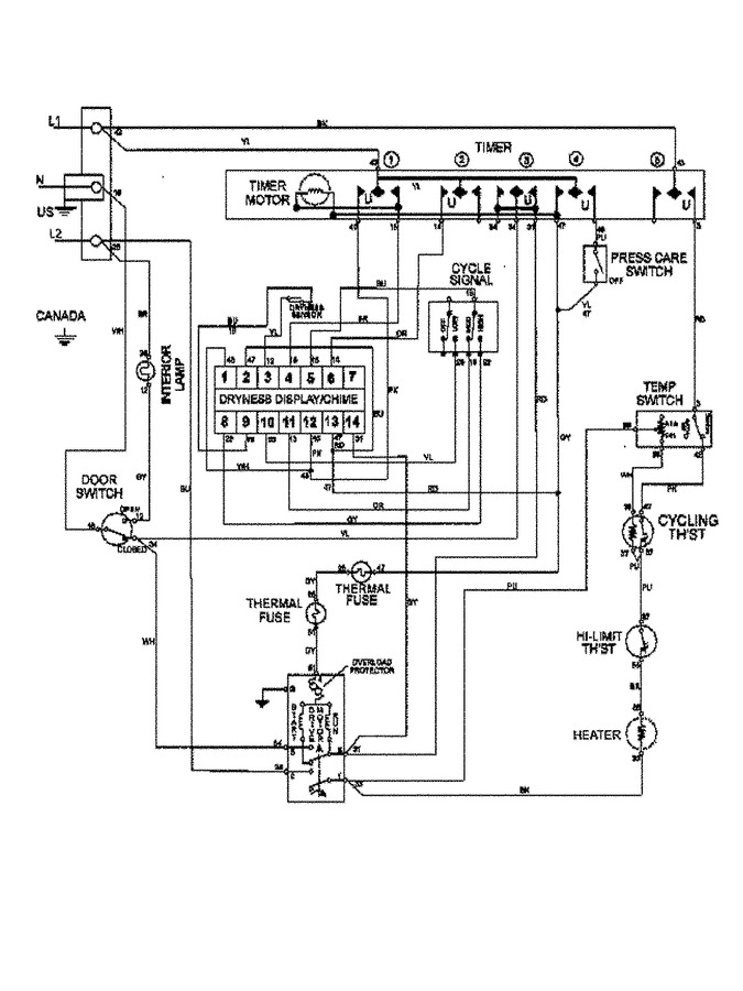 Diagram for MDE8400AYW