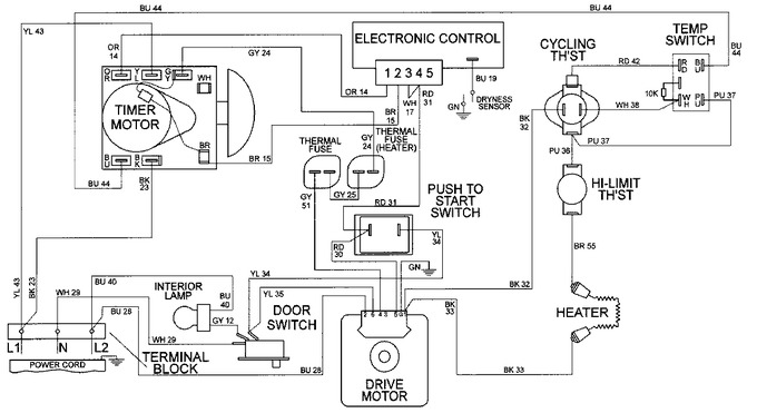 Diagram for MDE9706AZW