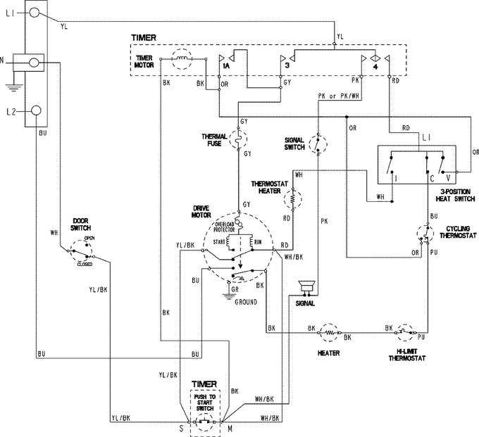 Diagram for MDET236AZW