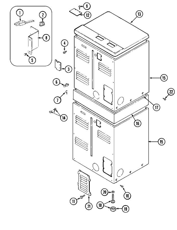 Diagram for MDG13PDBBW