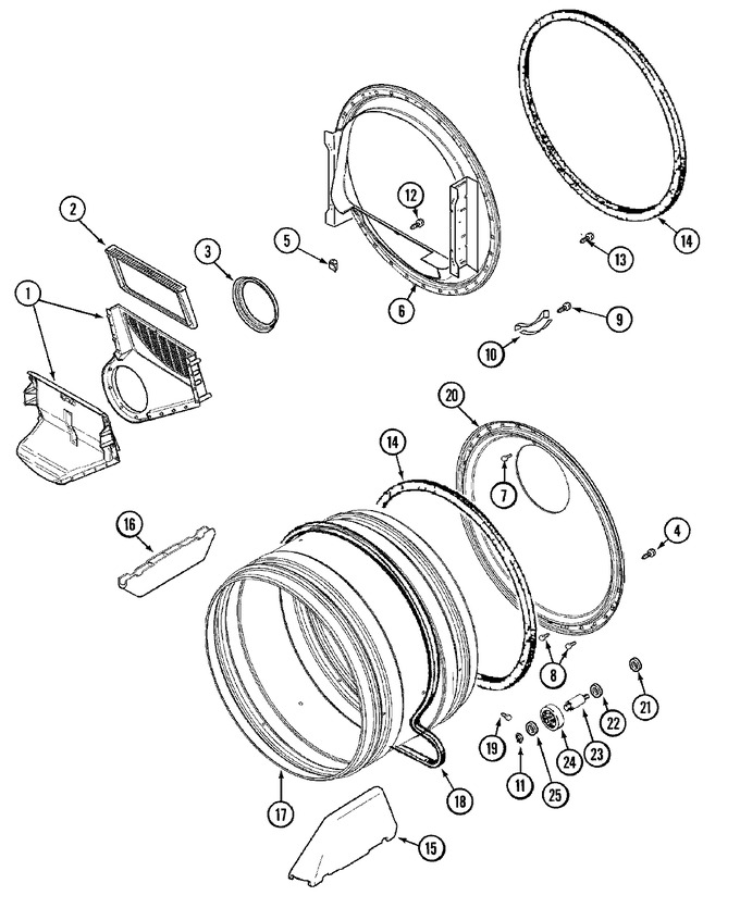 Diagram for MDG16PDBGW