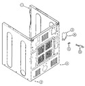 Diagram for 02 - Cabinet-rear