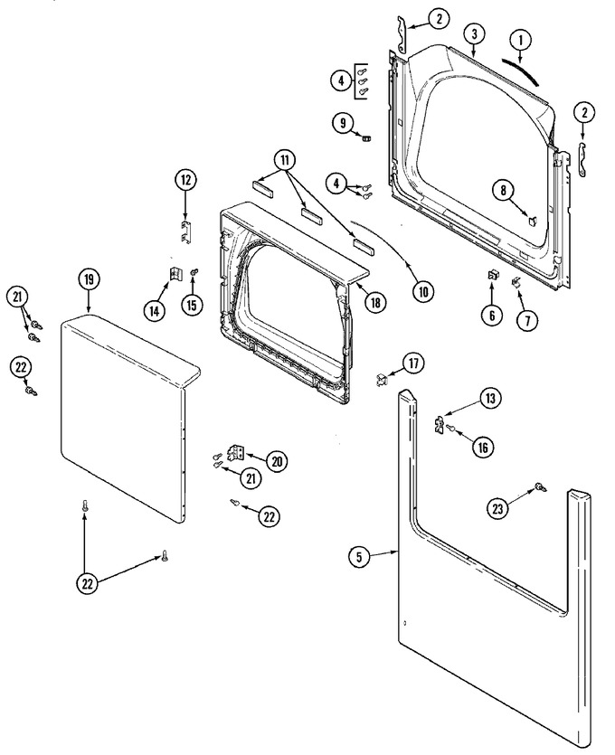 Diagram for MDG3600BWW