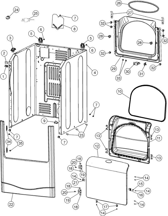 Diagram for MDG9800AWQ