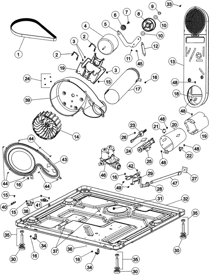 Diagram for MDG9800AWW