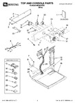 Diagram for 01 - Top And Console Parts