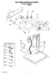 Diagram for 02 - Top And Console Parts