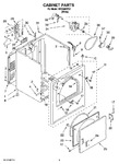 Diagram for 02 - Cabinet Parts