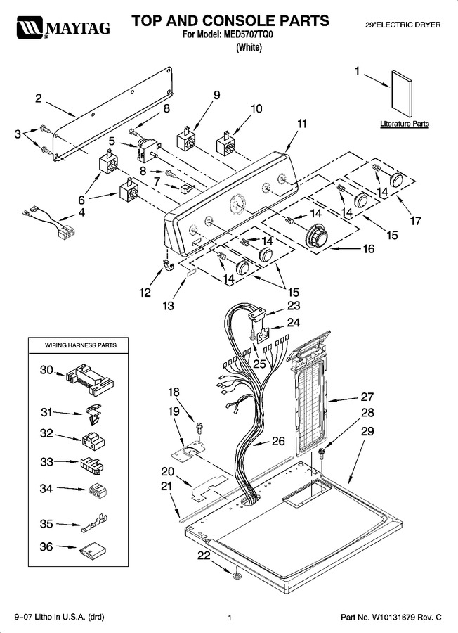 Diagram for MED5707TQ0