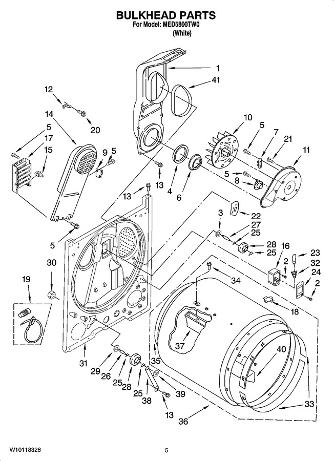 Diagram for MED5800TW0