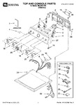 Diagram for 01 - Top And Console Parts