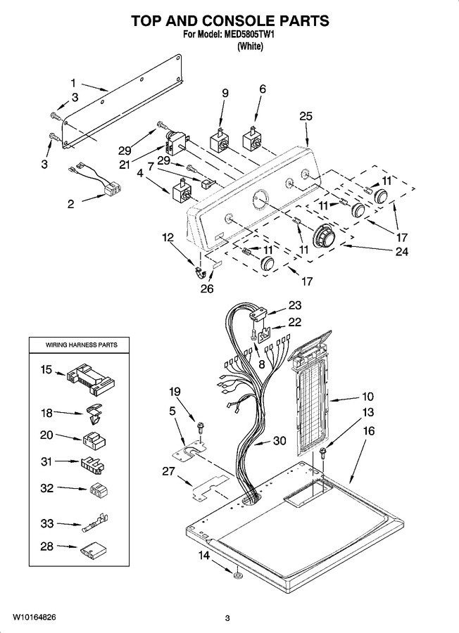 Diagram for MED5805TW1