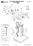 Diagram for 01 - Top And Console Parts