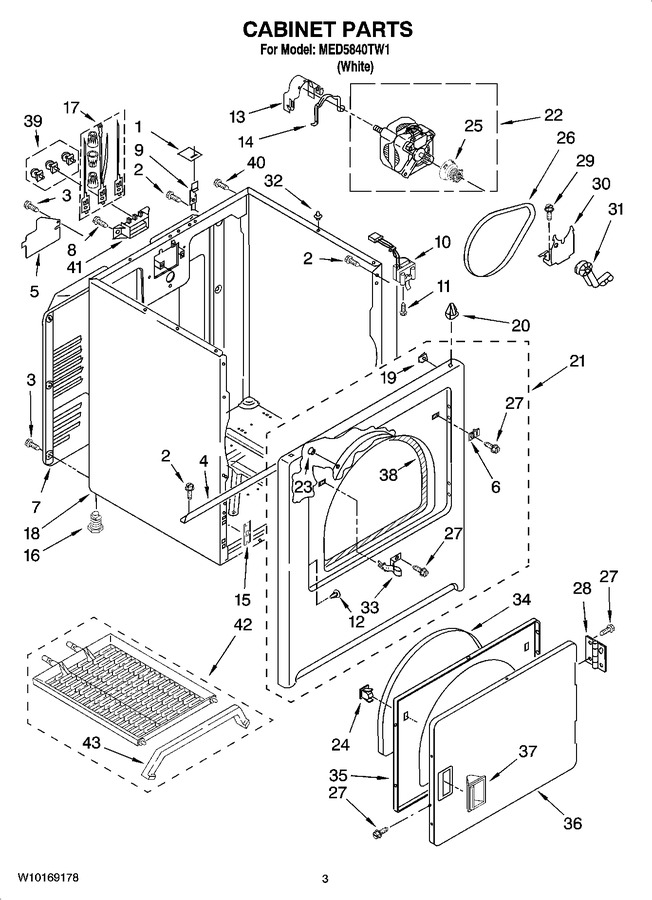 Diagram for MED5840TW1