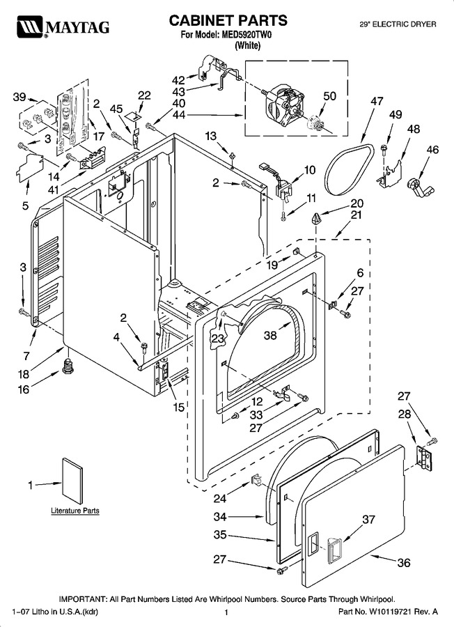 Diagram for MED5920TW0