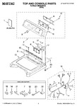 Diagram for 01 - Top And Console Parts