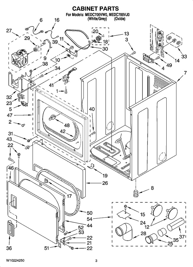 Diagram for MEDC700VW0