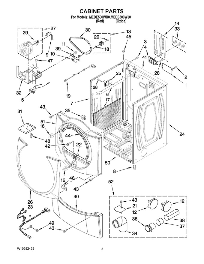 Diagram for MEDE500WR0