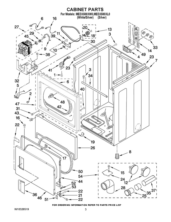 Diagram for MEDX500XL0