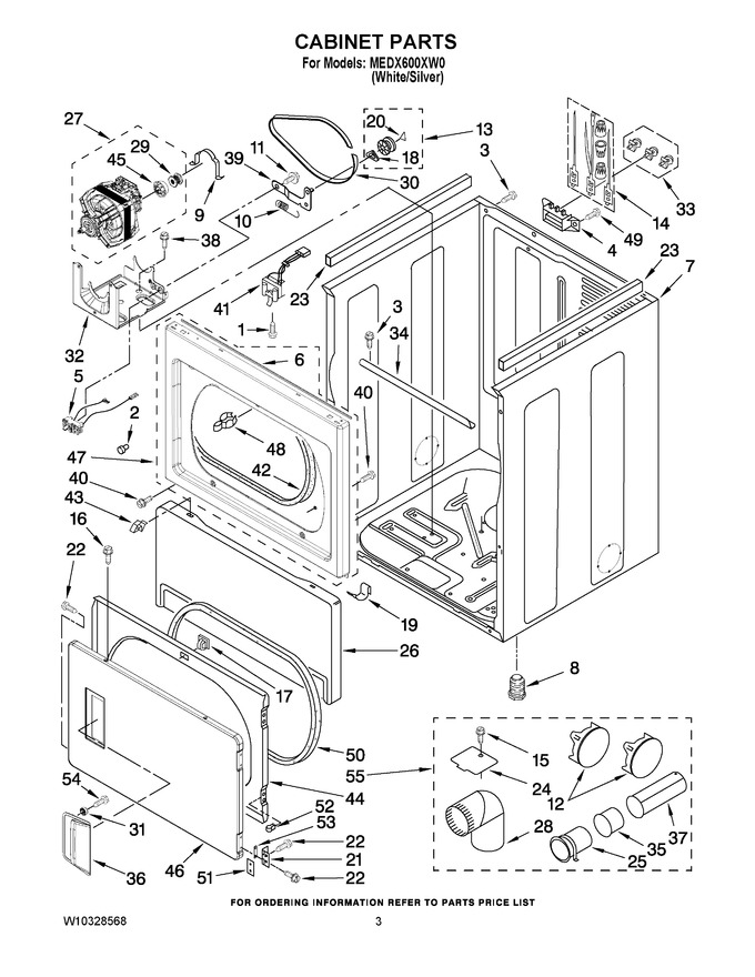 Diagram for MEDX600XW0