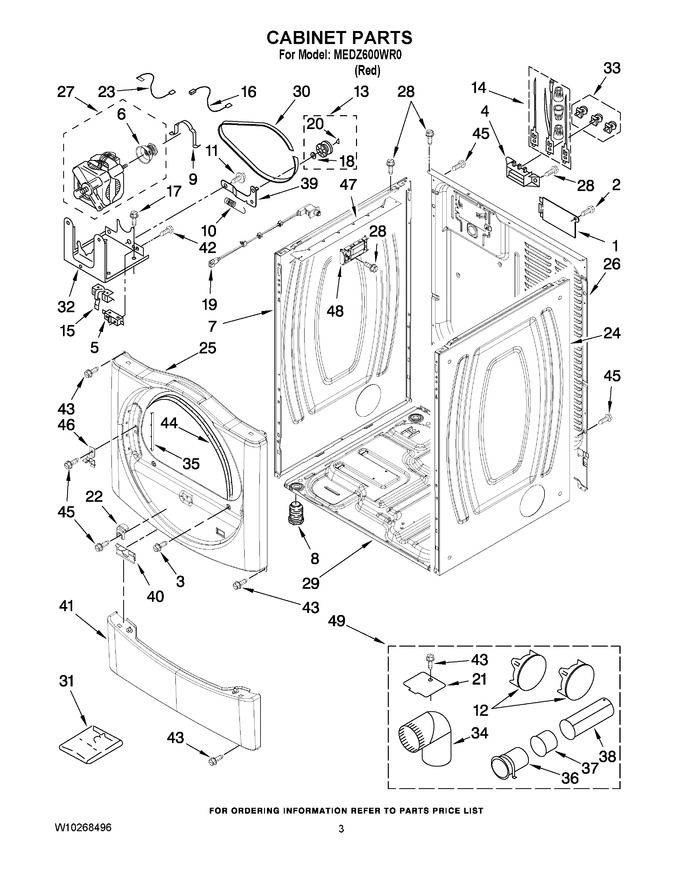 Diagram for MEDZ600WR0