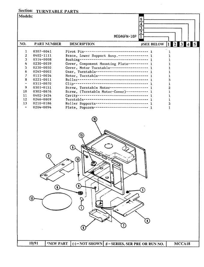 Diagram for MEG46FN-10P