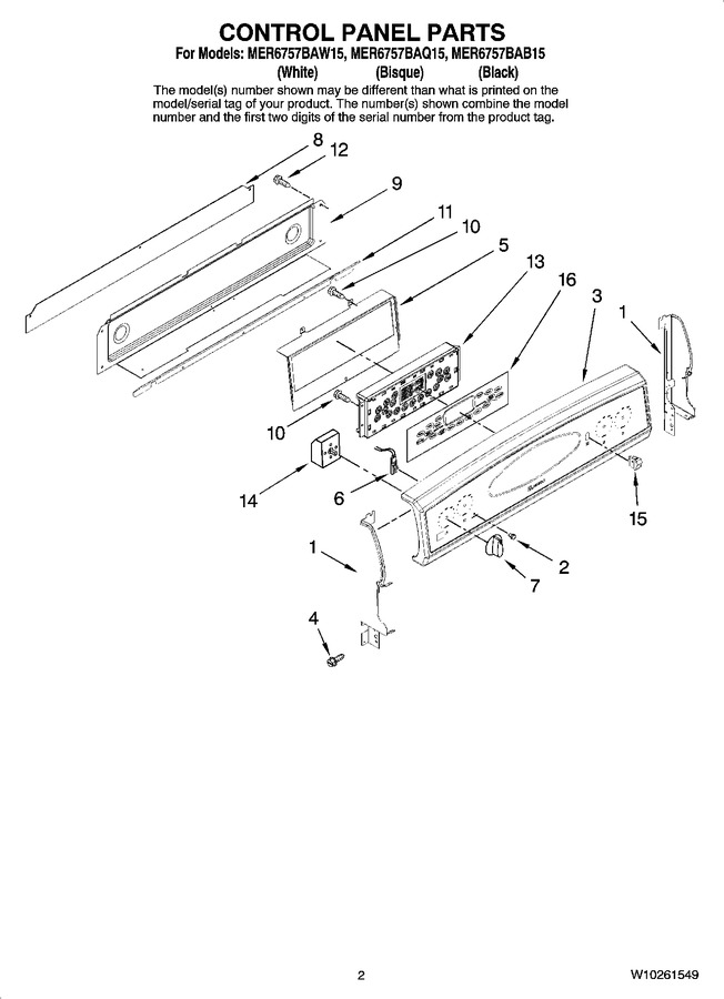 Diagram for MER6757BAQ15